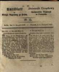 Amtsblatt der K&ouml;niglichen Regierung zu Posen. 1829.08.11 Nro.32