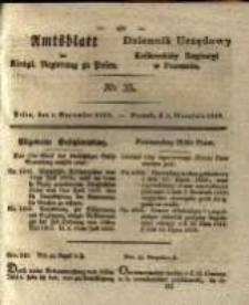Amtsblatt der Königlichen Regierung zu Posen. 1829.09.01 Nro.35