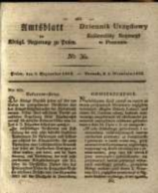 Amtsblatt der Königlichen Regierung zu Posen. 1829.09.08 Nro.36
