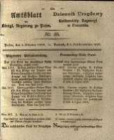 Amtsblatt der K&ouml;niglichen Regierung zu Posen. 1829.10.06 Nro.40