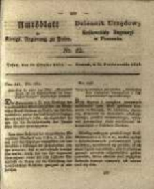 Amtsblatt der K&ouml;niglichen Regierung zu Posen. 1829.10.20 Nro.42