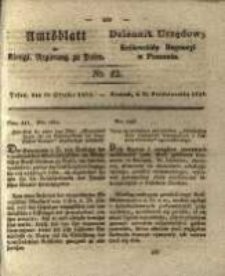 Amtsblatt der Königlichen Regierung zu Posen. 1829.10.20 Nro.42