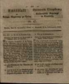 Amtsblatt der K&ouml;niglichen Regierung zu Posen. 1829.11.24 Nro.47