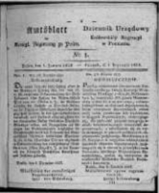 Amtsblatt der K&ouml;niglichen Regierung zu Posen. 1828.01.01 Nro.1
