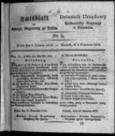 Amtsblatt der K&ouml;niglichen Regierung zu Posen. 1828.01.08 Nro.2