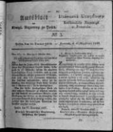 Amtsblatt der Königlichen Regierung zu Posen. 1828.01.15 Nro.3