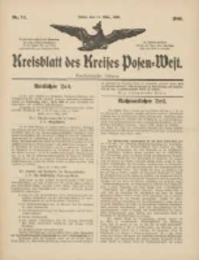 Kreisblatt des Kreises Posen-West 1909.03.11 Jg.21 Nr10