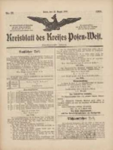 Kreisblatt des Kreises Posen-West 1909.08.12 Jg.21 Nr32