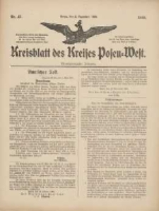 Kreisblatt des Kreises Posen-West 1909.12.02 Jg.21 Nr48