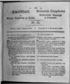 Amtsblatt der Königlichen Regierung zu Posen. 1828.04.08 Nro.15