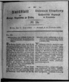 Amtsblatt der K&ouml;niglichen Regierung zu Posen. 1828.06.10 Nro. 24