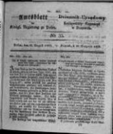 Amtsblatt der K&ouml;niglichen Regierung zu Posen. 1828.08.26 Nro. 35