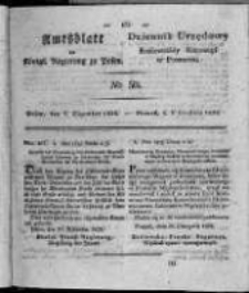 Amtsblatt der K&ouml;niglichen Regierung zu Posen. 1828.12.09 Nro. 50