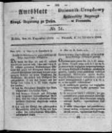 Amtsblatt der K&ouml;niglichen Regierung zu Posen. 1828.12.16 Nro. 51