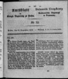 Amtsblatt der K&ouml;niglichen Regierung zu Posen. 1828.12.23 Nro. 52