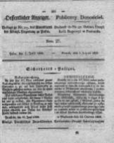 Oeffentlicher Anzeiger. 1828.07.01 Nro. 27