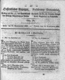 Oeffentlicher Anzeiger. 1828.09.16 Nro. 38