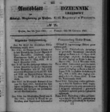 Amtsblatt der K&ouml;niglichen Regierung zu Posen. 1841.06.29 Nro.26