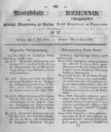 Amtsblatt der K&ouml;niglichen Regierung zu Posen. 1841.07.06 Nro.27