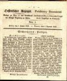 Oeffentlicher Anzeiger. 1839.01.01 Nr 1