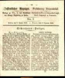 Oeffentlicher Anzeiger. 1839.01.08 Nr 2