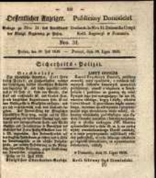 Oeffentlicher Anzeiger. 1839.07.30 Nr 31