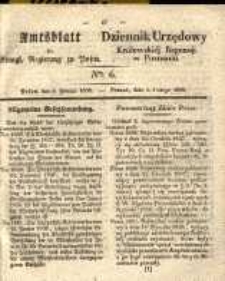 Amtsblatt der K&ouml;niglichen Regierung zu Posen. 1838.02.06 Nro.6
