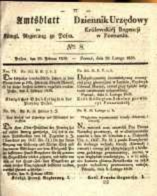 Amtsblatt der Königlichen Regierung zu Posen. 1838.02.20 Nro.8