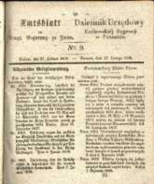 Amtsblatt der Königlichen Regierung zu Posen. 1838.02.27 Nro.9