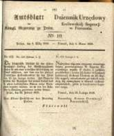 Amtsblatt der Königlichen Regierung zu Posen. 1838.03.06 Nro.10