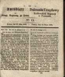 Amtsblatt der Königlichen Regierung zu Posen. 1838.03.20 Nro.12
