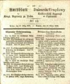 Amtsblatt der K&ouml;niglichen Regierung zu Posen. 1838.03.27 Nro.13