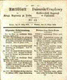 Amtsblatt der Königlichen Regierung zu Posen. 1838.03.27 Nro.13