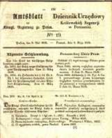 Amtsblatt der K&ouml;niglichen Regierung zu Posen. 1838.05.08 Nro.19