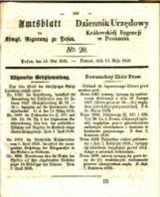 Amtsblatt der Königlichen Regierung zu Posen. 1838.05.15 Nro.20