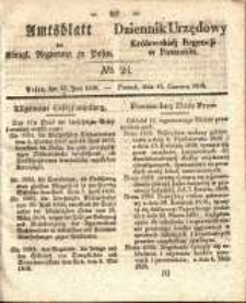 Amtsblatt der K&ouml;niglichen Regierung zu Posen. 1838.06.12 Nro.24