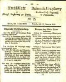 Amtsblatt der Königlichen Regierung zu Posen. 1838.06.19 Nro.25