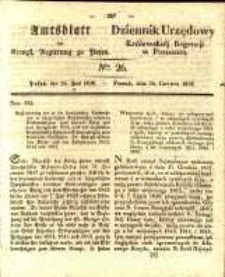 Amtsblatt der Königlichen Regierung zu Posen. 1838.06.26 Nro.26