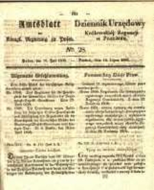 Amtsblatt der Königlichen Regierung zu Posen. 1838.07.10 Nro.28