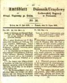 Amtsblatt der K&ouml;niglichen Regierung zu Posen. 1838.07.24 Nro.30