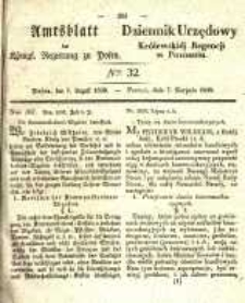 Amtsblatt der K&ouml;niglichen Regierung zu Posen. 1838.08.07 Nro.32