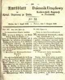 Amtsblatt der Königlichen Regierung zu Posen. 1838.08.07 Nro.32