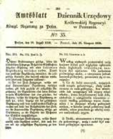 Amtsblatt der Königlichen Regierung zu Posen. 1838.08.28 Nro.35