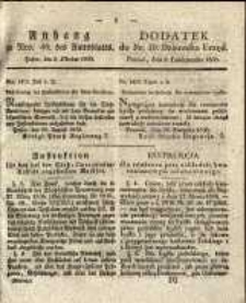 Dodatek do Nr. 40. Dziennika Urzęd. Poznań, dnia 2. Października 1838