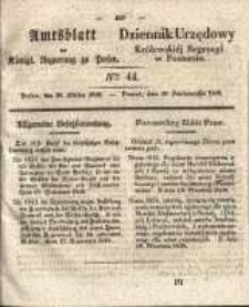 Amtsblatt der K&ouml;niglichen Regierung zu Posen. 1838.10.30 Nro.44