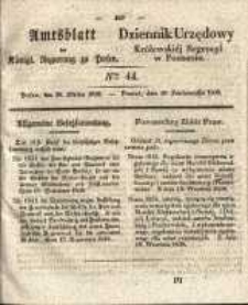 Amtsblatt der Königlichen Regierung zu Posen. 1838.10.30 Nro.44