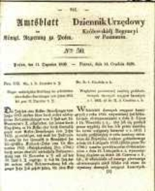 Amtsblatt der Königlichen Regierung zu Posen. 1838.12.11 Nro.50