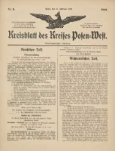 Kreisblatt des Kreises Posen-West 1909.02.11 Jg.21 Nr6