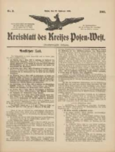 Kreisblatt des Kreises Posen-West 1909.02.25 Jg.21 Nr8