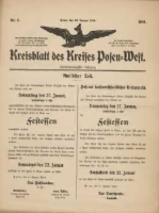Kreisblatt des Kreises Posen-West 1910.01.13 Jg.22 Nr2